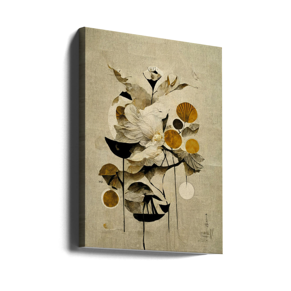 The Interplay by Treechild | Abstract Botanical Flora, Large Canvas Wall Art Print | Artsy Earth