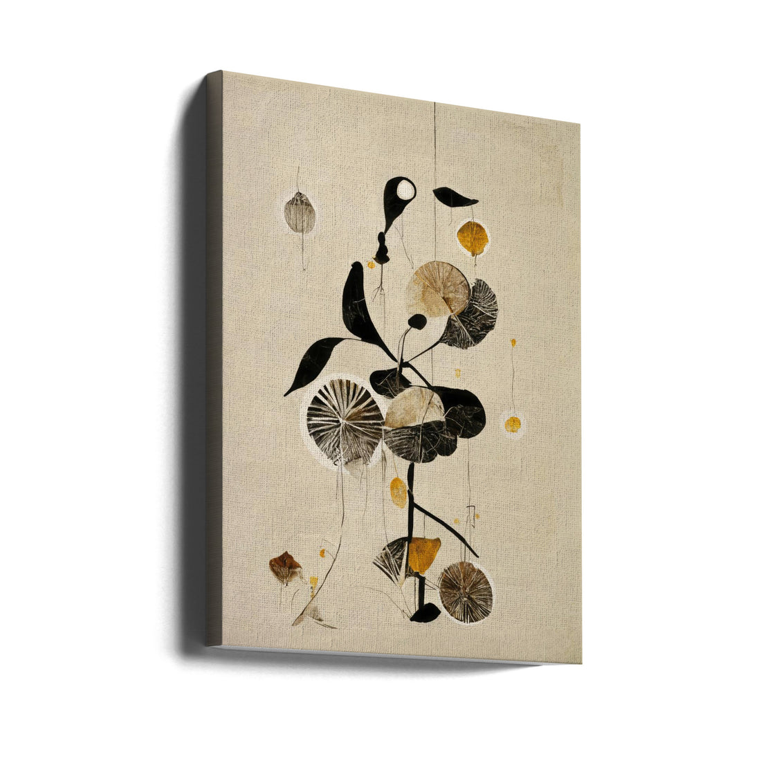 Floating Wheels by Treechild | Abstract Floral Structure, Large Canvas Wall Art Print | Artsy Earth