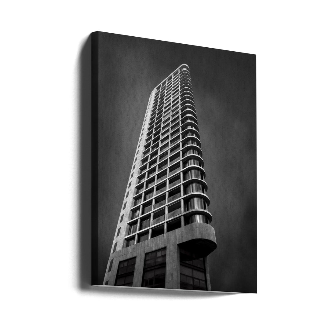 Vesteda Tower by Gerard Valckx | Urban Architecture Perspective, Large Canvas Wall Art Print | Artsy Earth