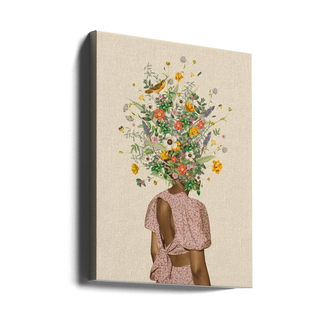 Wildflower Bouquet by Frida Floral Studio | Botanical Floral Portrait, Large Canvas Wall Art Print | Artsy Earth