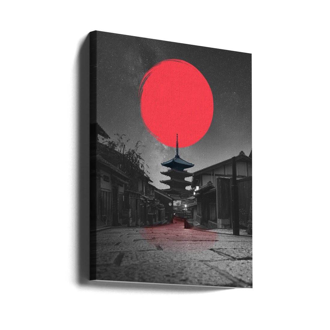 Lonely Temple by Fadil Roze | Oriental Temple Art, Large Canvas Wall Art Print | Artsy Earth