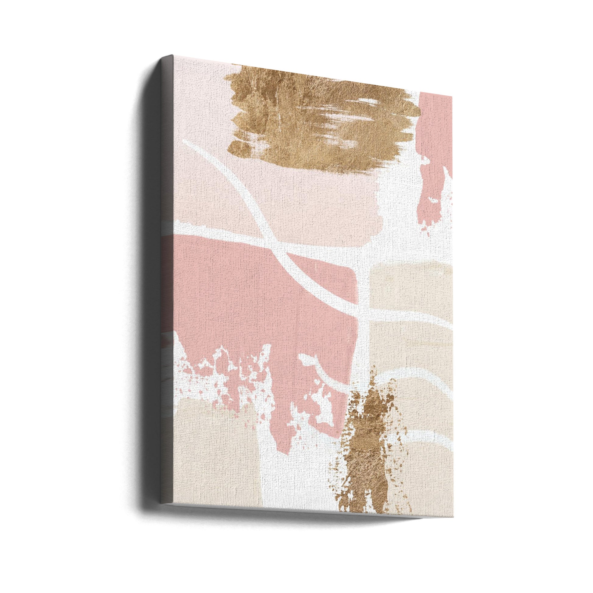 Pride of Pink-2 by Sally Ann Moss | Abstract Pink Painting, Large Canvas Wall Art Print | Artsy Earth