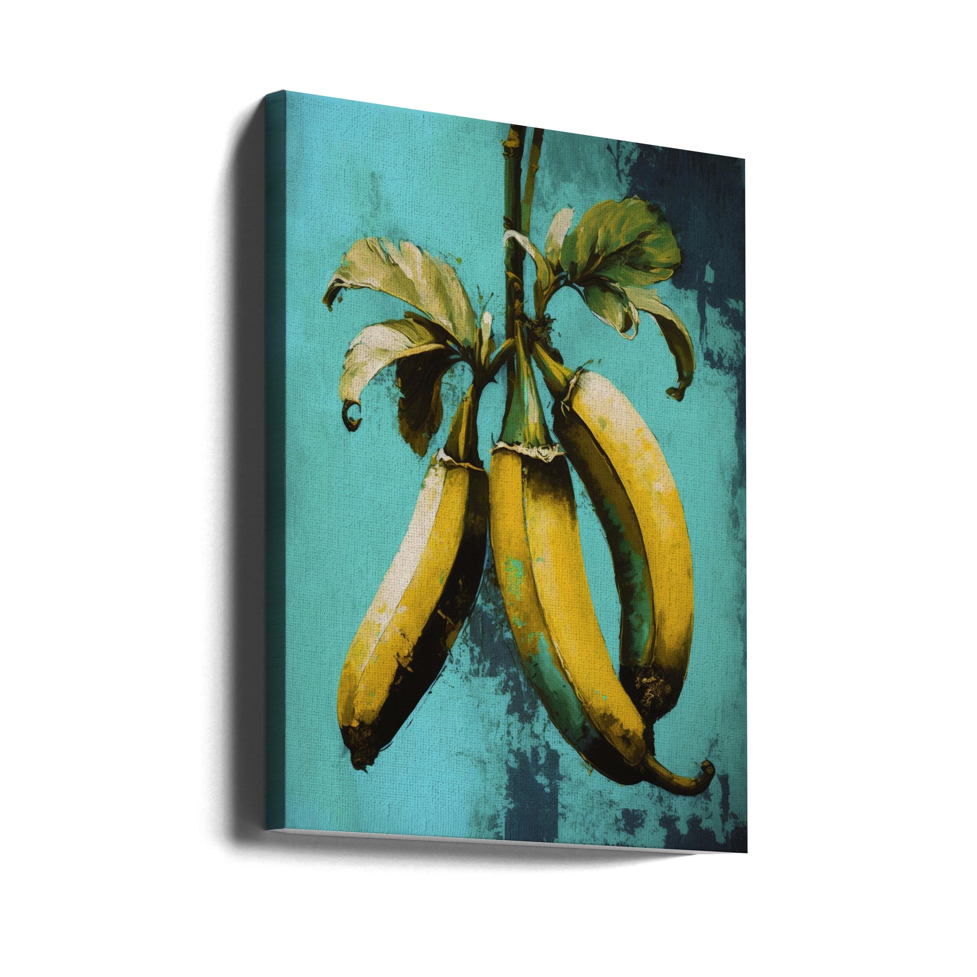 Ancient Bananas by Treechild | Digital Painted Fruit, Large Canvas Wall Art Print | Artsy Earth