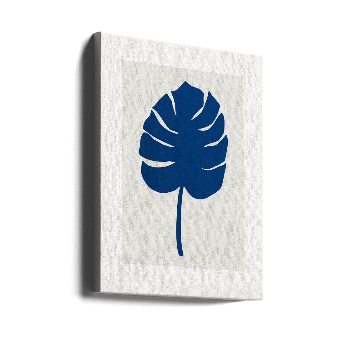 Leaf Blue Pattern by Pictufy Studio | Blue Leaf Abstract, Large Canvas Wall Art Print | Artsy Earth