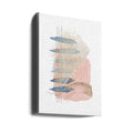 Soft Pink Blue by Sally Ann Moss | Abstract Pastel Shapes, Large Canvas Wall Art Print | Artsy Earth