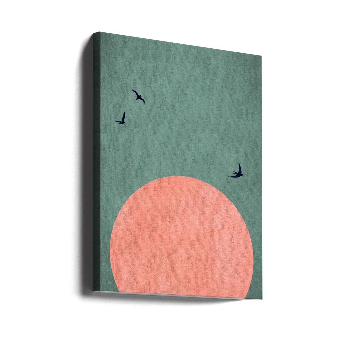 A Beautiful Day by Kubistika | Geometric Nature Sunset, Large Canvas Wall Art Print | Artsy Earth