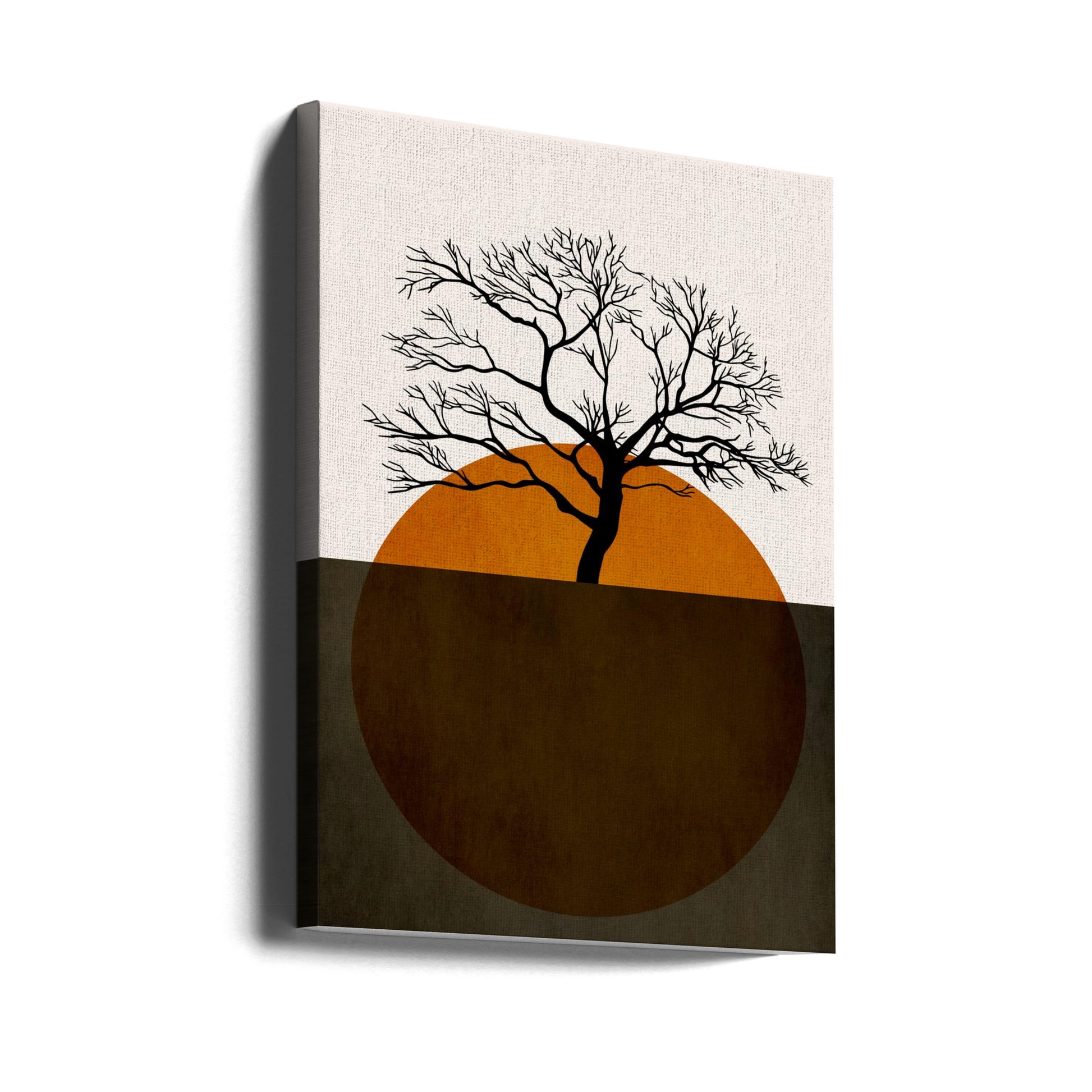 Winter Days by Kubistika | Nature Tree Illustration, Large Canvas Wall Art Print | Artsy Earth