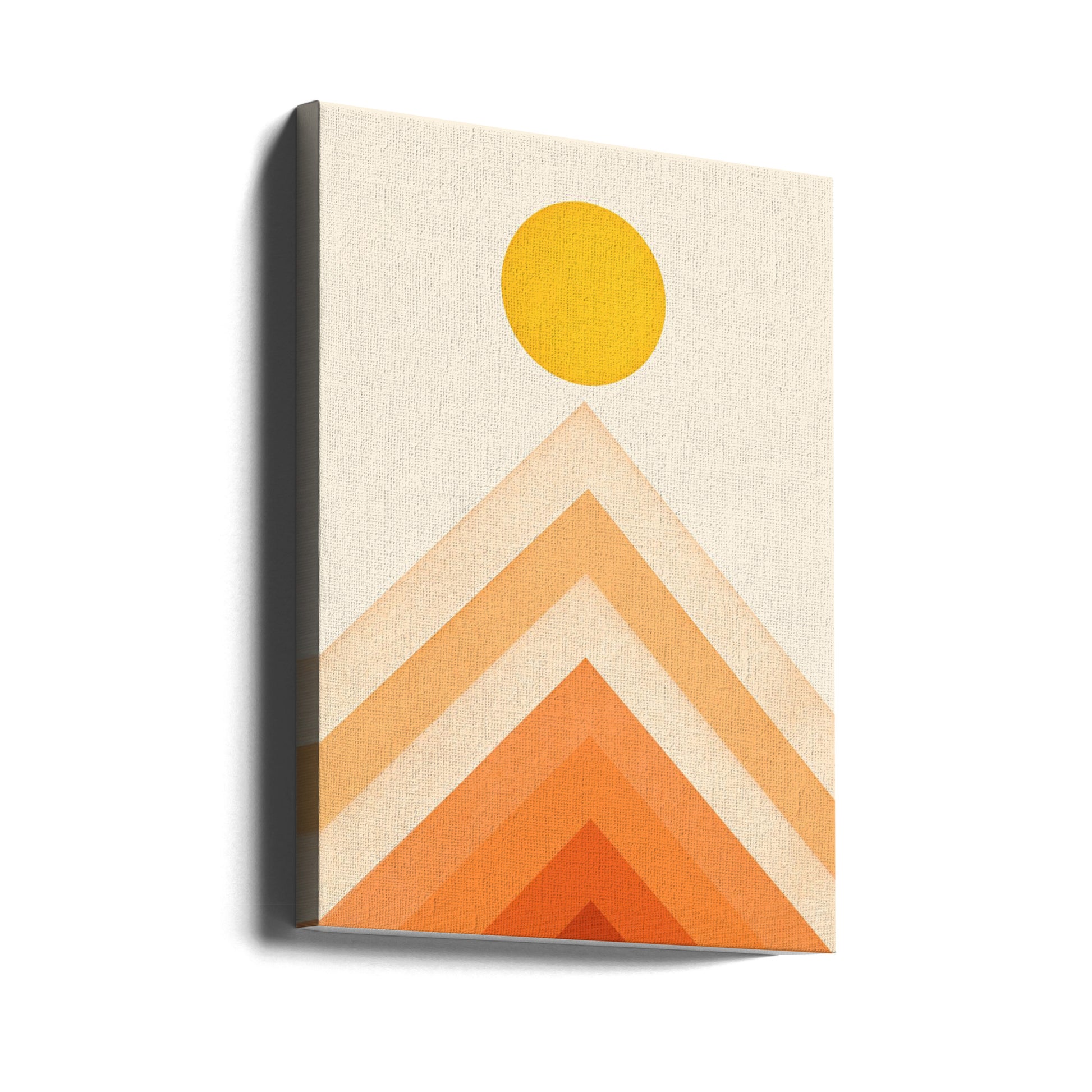 Mountainscape Nº4 by Florent Bodart | Geometric Mountain Landscape, Large Canvas Wall Art Print | Artsy Earth