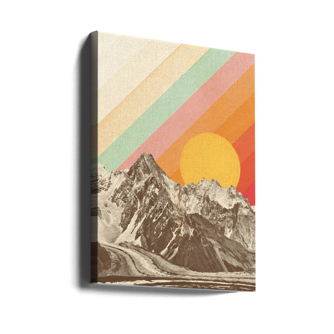 Mountainscape No.1 by Florent Bodart | Mountain Landscape Nature, Large Canvas Wall Art Print | Artsy Earth