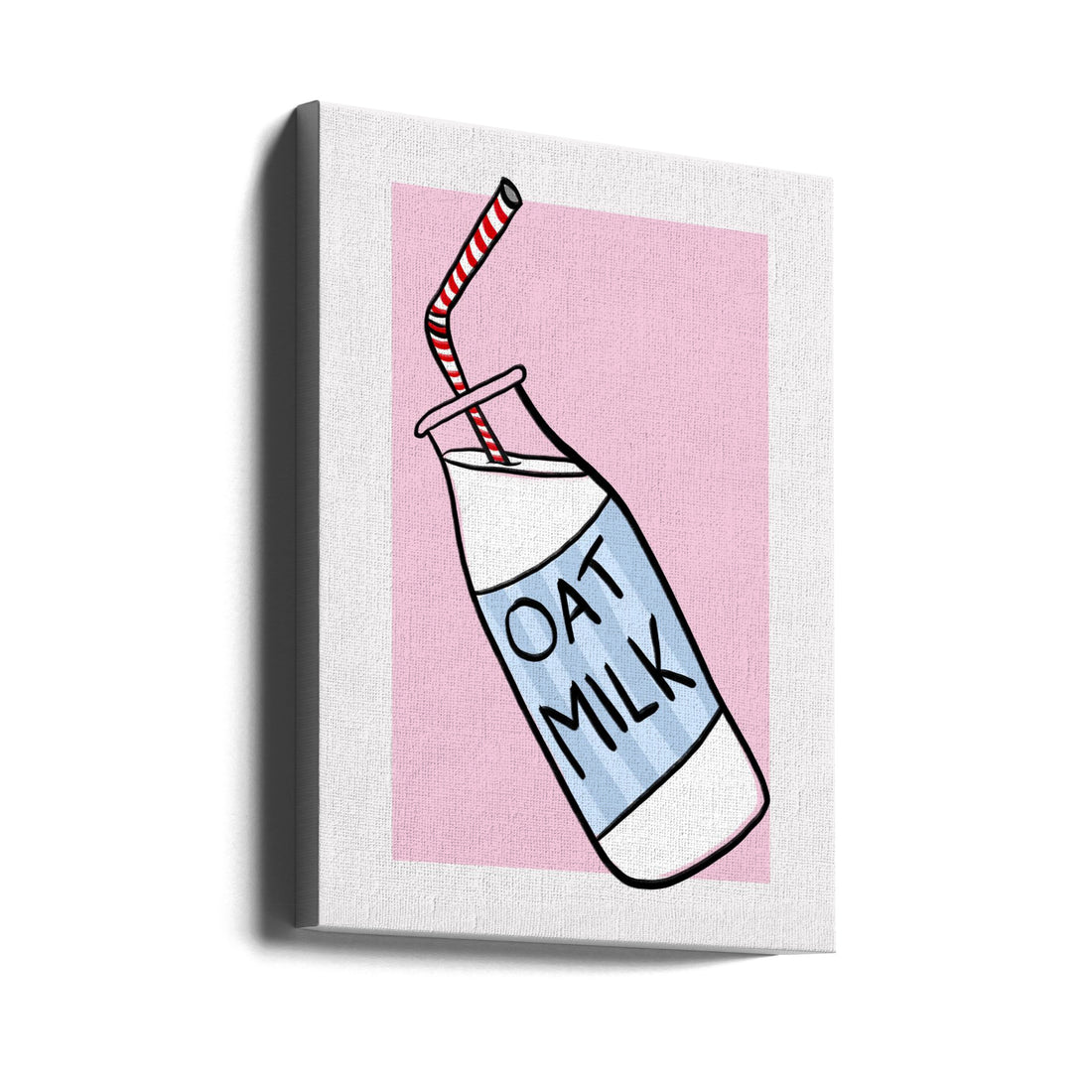 Oat Milk by Athene Fritsch | Vegan Drink Poster, Large Canvas Wall Art Print | Artsy Earth