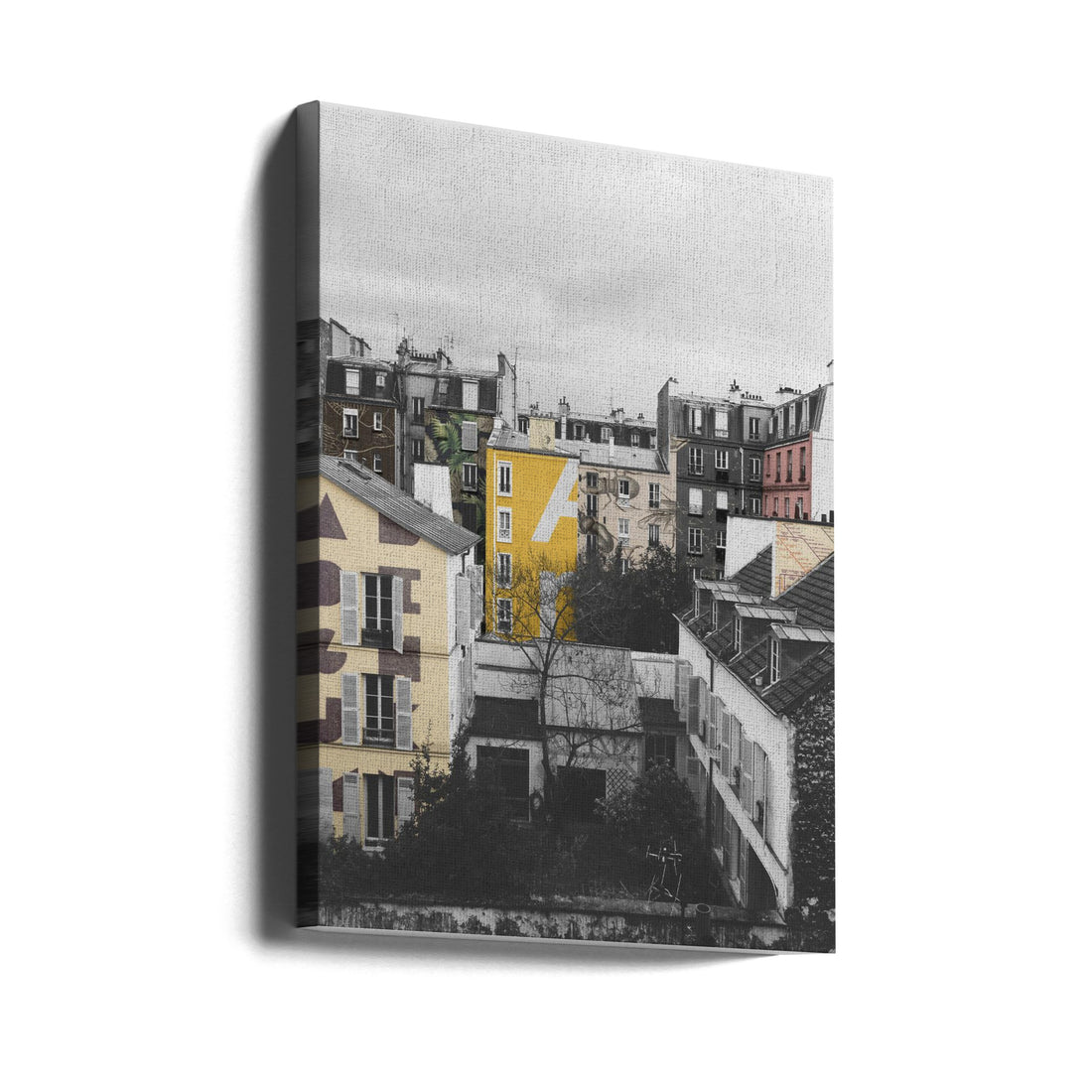 Paris Urban Views by Florent Bodart | City Buildings Street, Large Canvas Wall Art Print | Artsy Earth