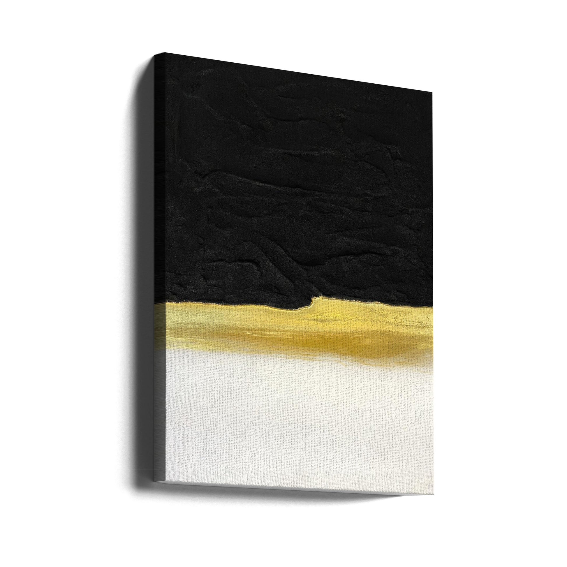 Black and White Golden Light by Alyson Storms | Contemporary Abstract Painting, Large Canvas Wall Art Print | Artsy Earth