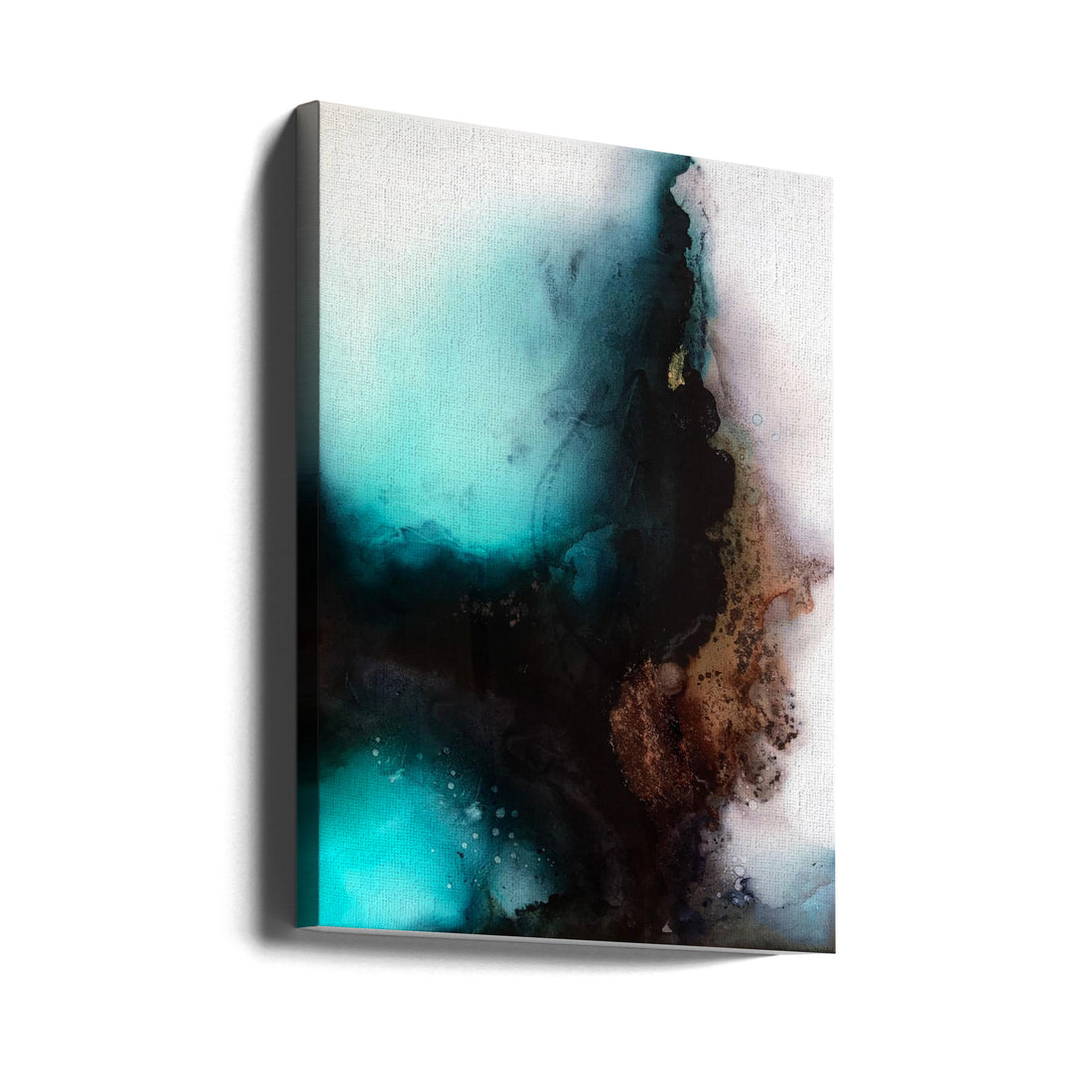 Fortune by Alyson Storms | Abstract Turquoise Painting, Large Canvas Wall Art Print | Artsy Earth