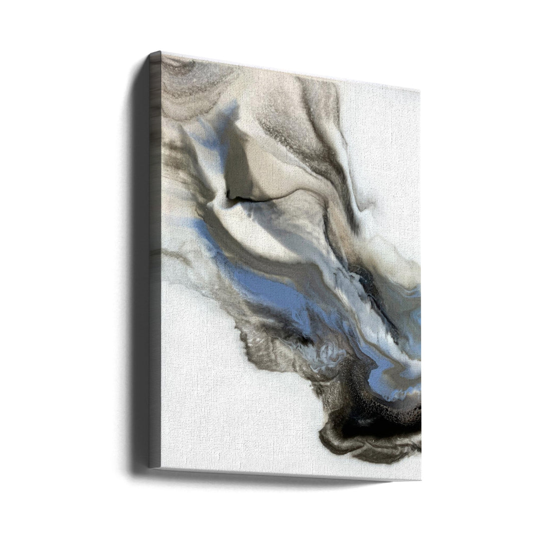 Grey Smoke 2 by Alyson Storms | Abstract Paint Texture, Large Canvas Wall Art Print | Artsy Earth