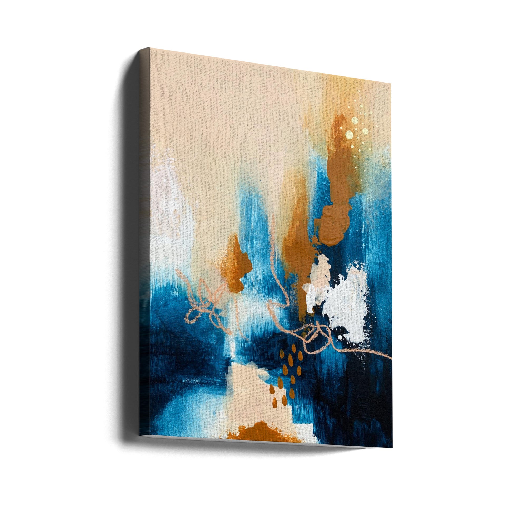 Harvest Reflections 3 by Alyson Storms | Contemporary Abstract Painting, Large Canvas Wall Art Print | Artsy Earth