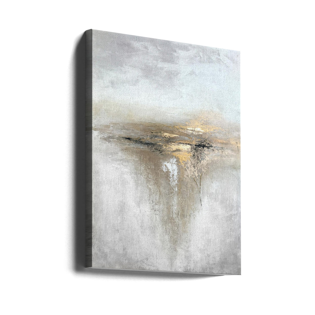 Pyrite Gold Art by Alyson Storms | Contemporary Abstract Painting, Large Canvas Wall Art Print | Artsy Earth