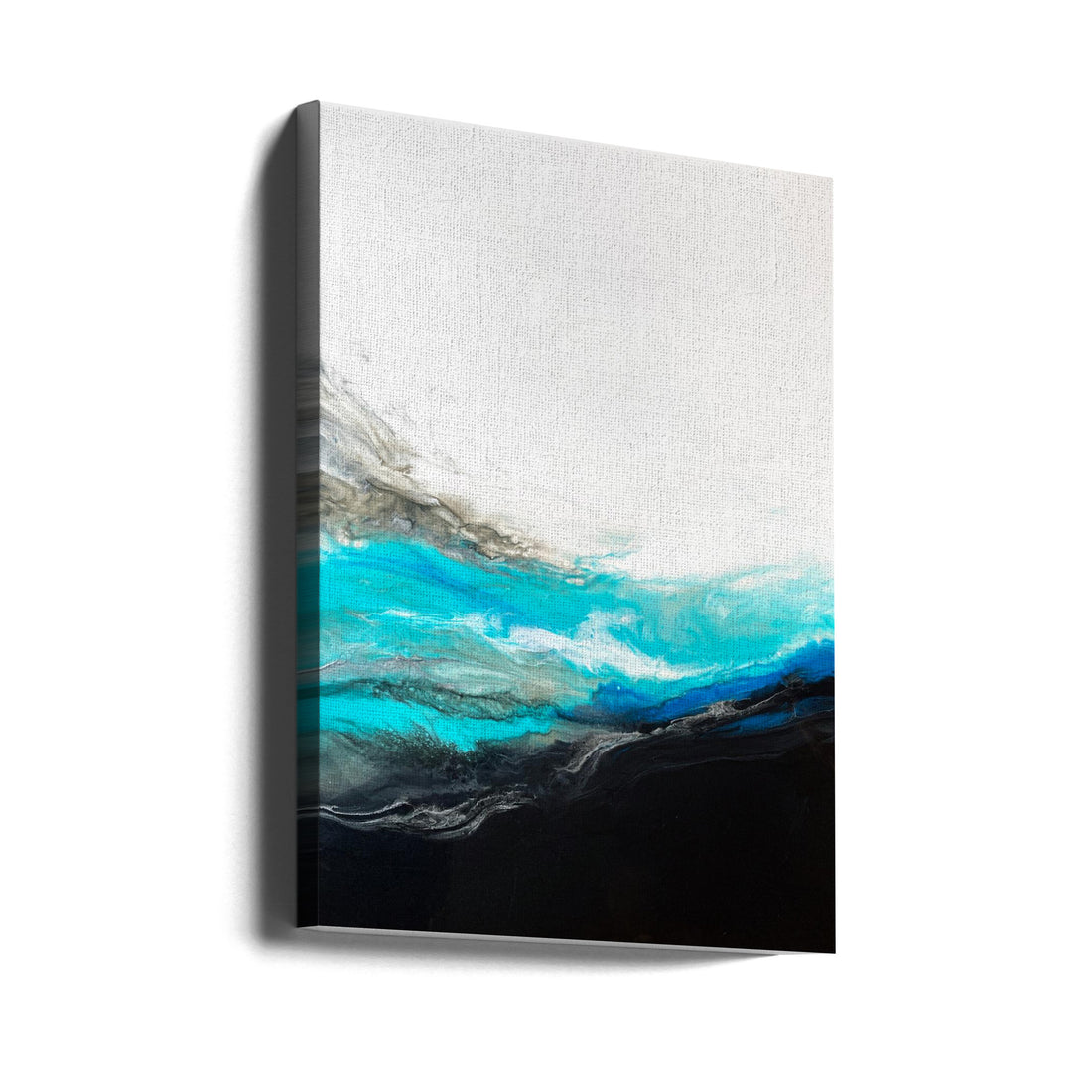 Resounding Wave by Alyson Storms | Abstract Wave Painting, Large Canvas Wall Art Print | Artsy Earth