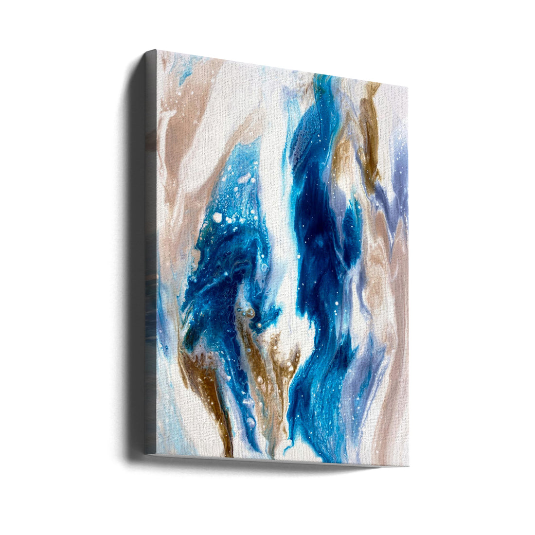 Sapphire Wave by Alyson Storms | Abstract Blue Painting, Large Canvas Wall Art Print | Artsy Earth