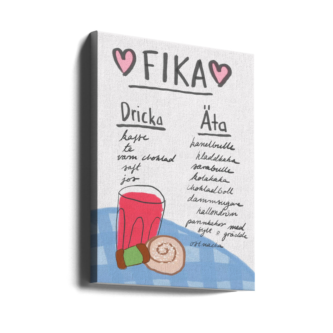 Swedish Fika Time by Athene Fritsch | Coffee Break Culture, Large Canvas Wall Art Print | Artsy Earth