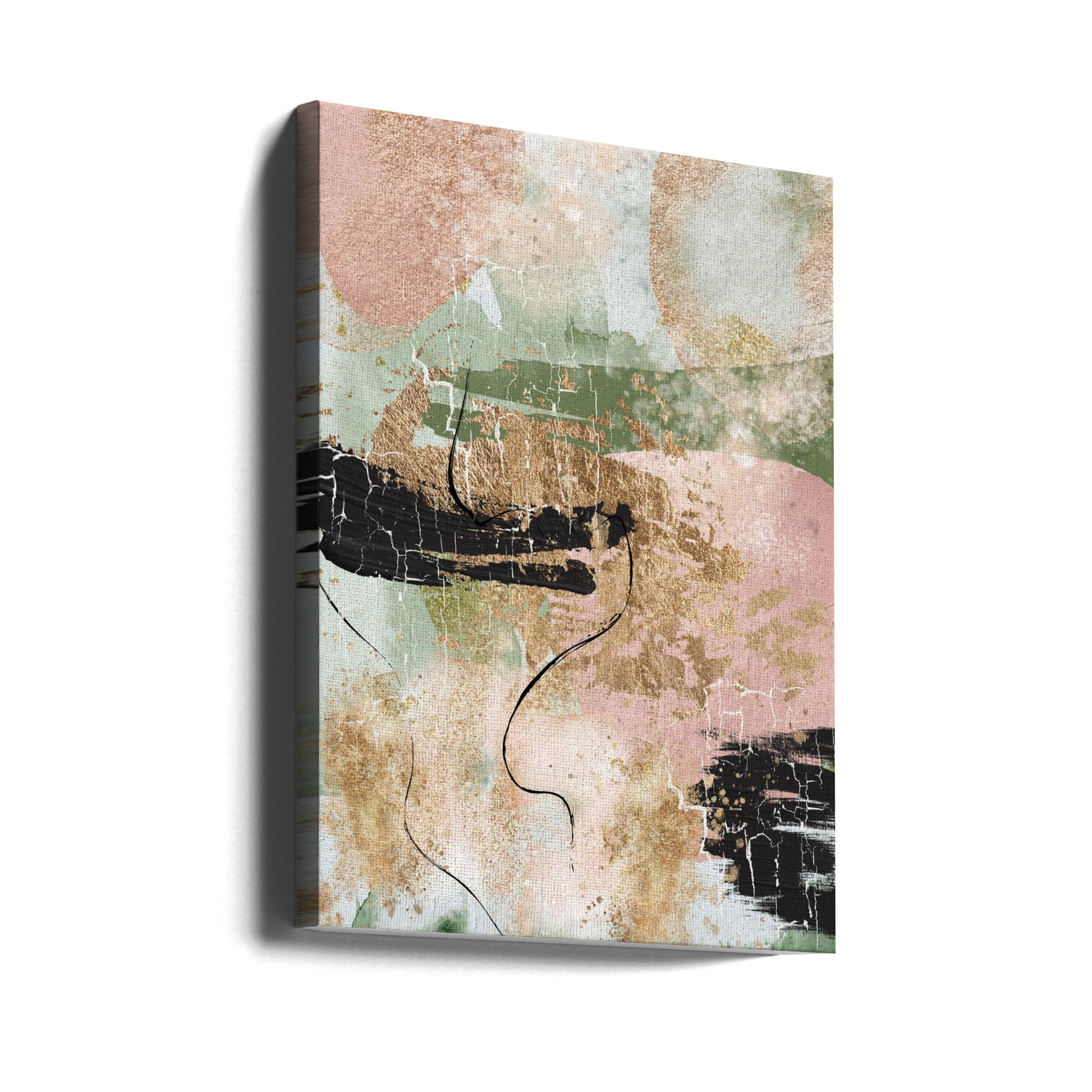 Chaos in Bloom-2 by Sally Ann Moss | Abstract Textured Canvas, Large Canvas Wall Art Print | Artsy Earth