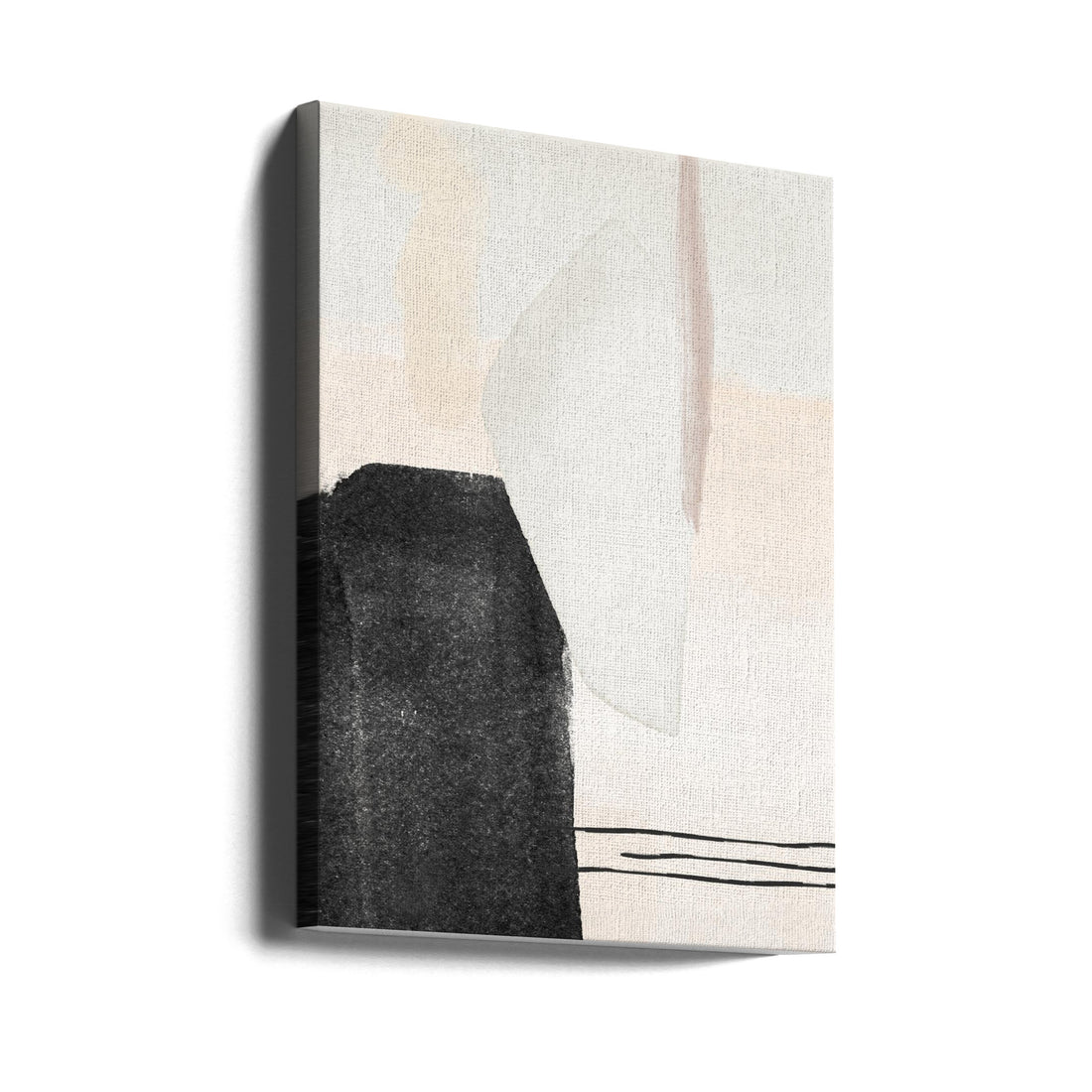 Neutrals-2 by Sally Ann Moss | Abstract Brush Strokes, Large Canvas Wall Art Print | Artsy Earth