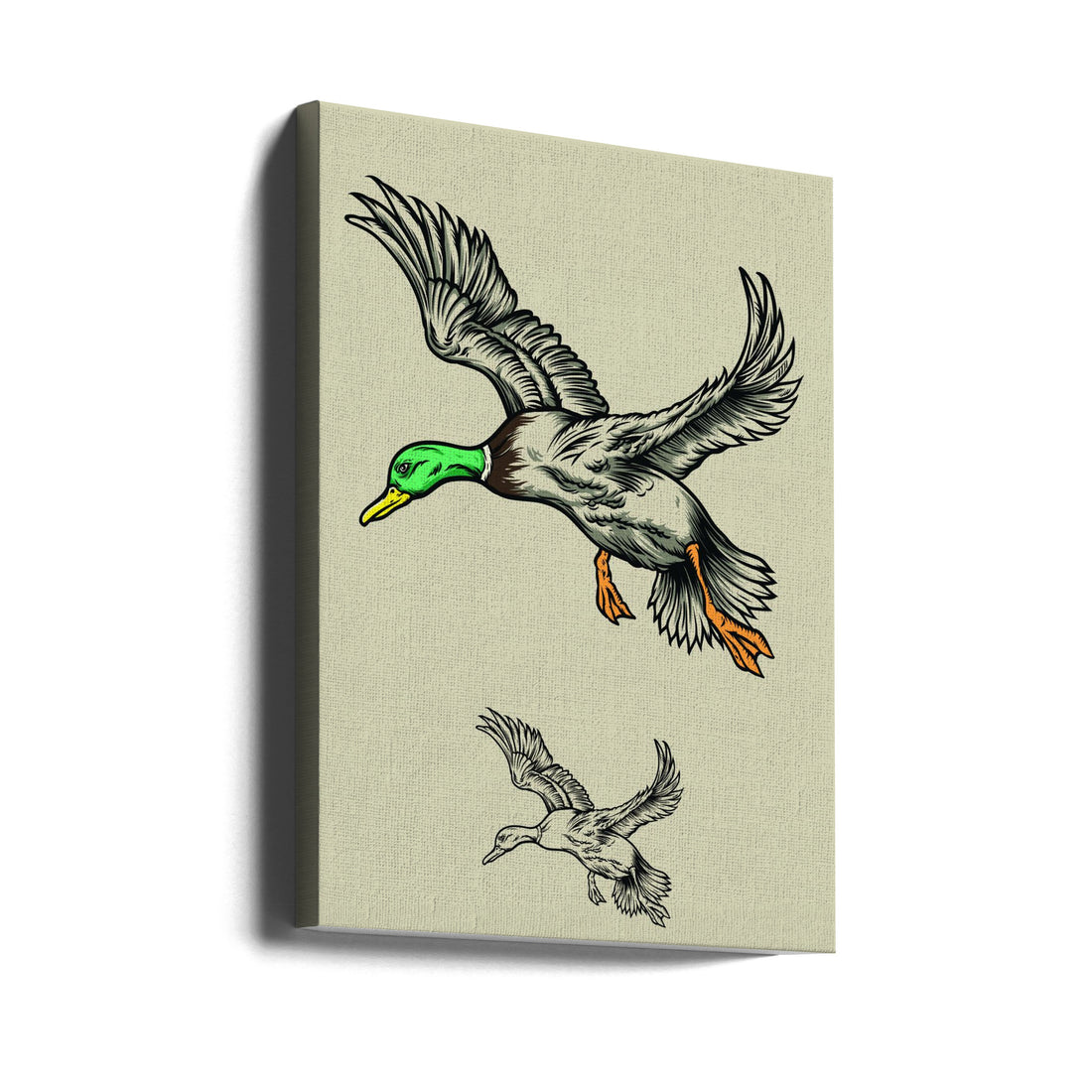 Flying Ducks by Jay Stanley | Wild Birds Nature, Large Canvas Wall Art Print | Artsy Earth