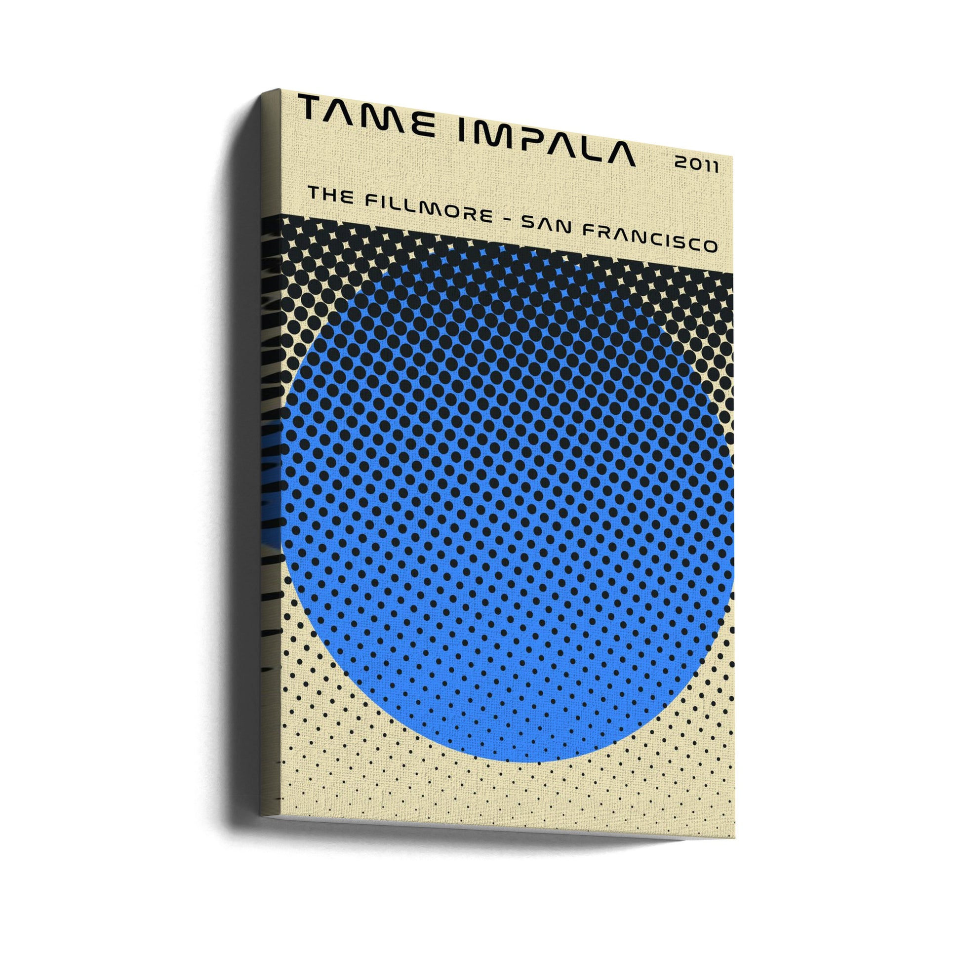 Tame Impala Live In San Francisco by Jay Stanley | Geometric Abstract Circles, Large Canvas Wall Art Print | Artsy Earth