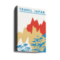 Travel Japan Minimalism by Jay Stanley | Japanese Mountain Landscape, Large Canvas Wall Art Print | Artsy Earth