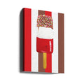 Fab Stripes by Alice Straker | Colorful Ice Cream, Large Canvas Wall Art Print | Artsy Earth