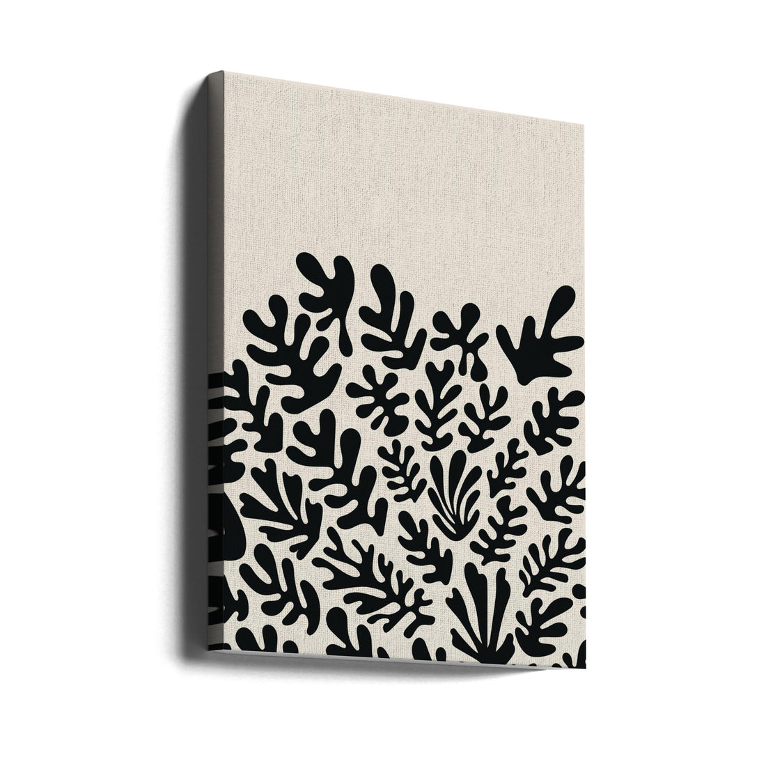 Henri Matisse Black Algae by Jay Stanley | Abstract Geometric Pattern, Large Canvas Wall Art Print | Artsy Earth