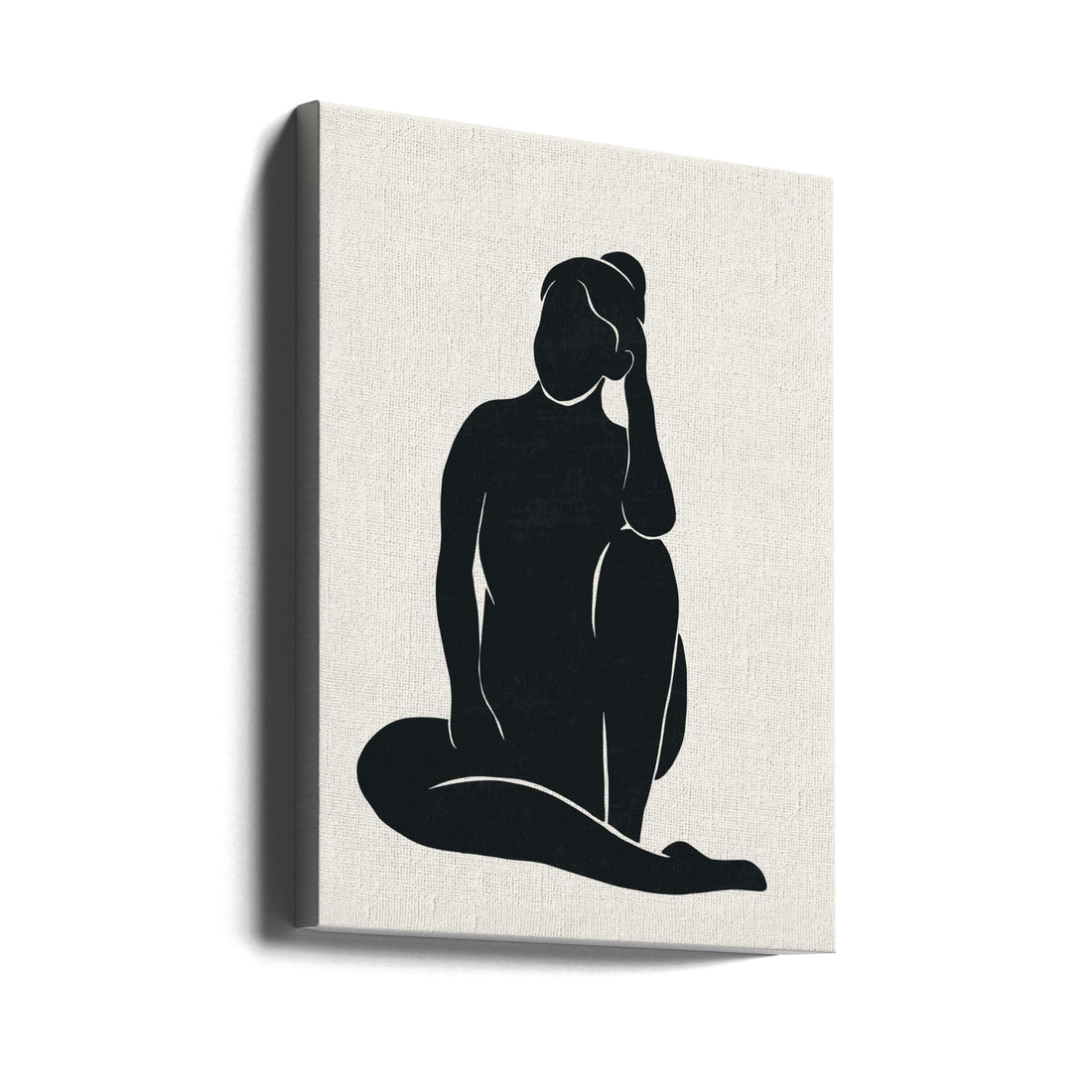 Henri Matisse Woman by Jay Stanley | Abstract Monochrome Illustration, Large Canvas Wall Art Print | Artsy Earth