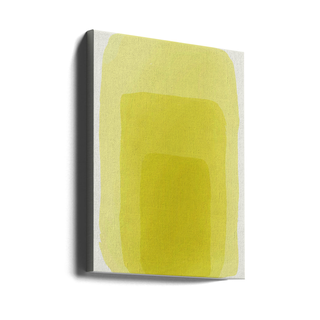 Yellow Watercolor Shapes by Jay Stanley | Abstract Geometric Painting, Large Canvas Wall Art Print | Artsy Earth