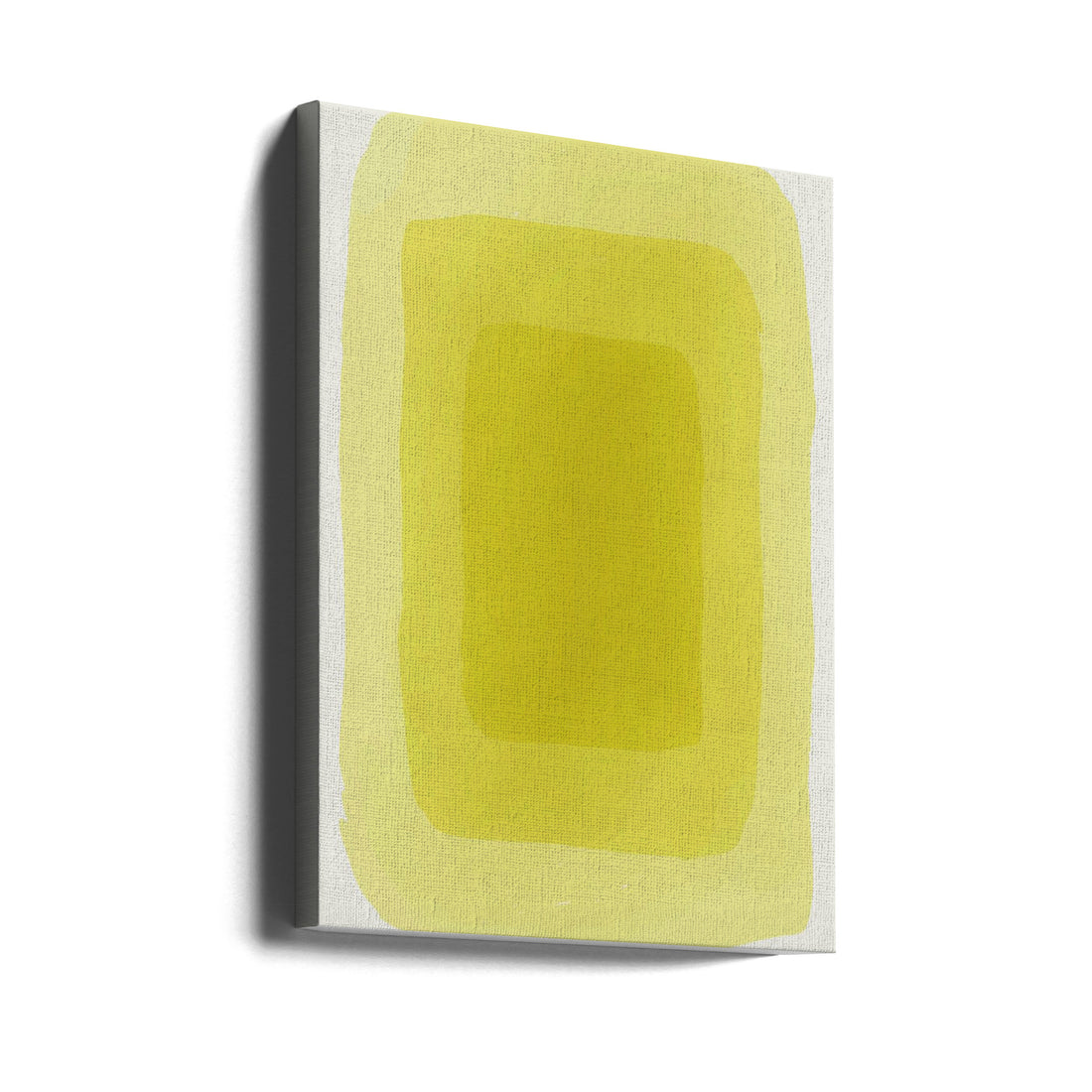 Yellow Watercolor Shapes by Jay Stanley | Abstract Geometric Watercolor, Large Canvas Wall Art Print | Artsy Earth