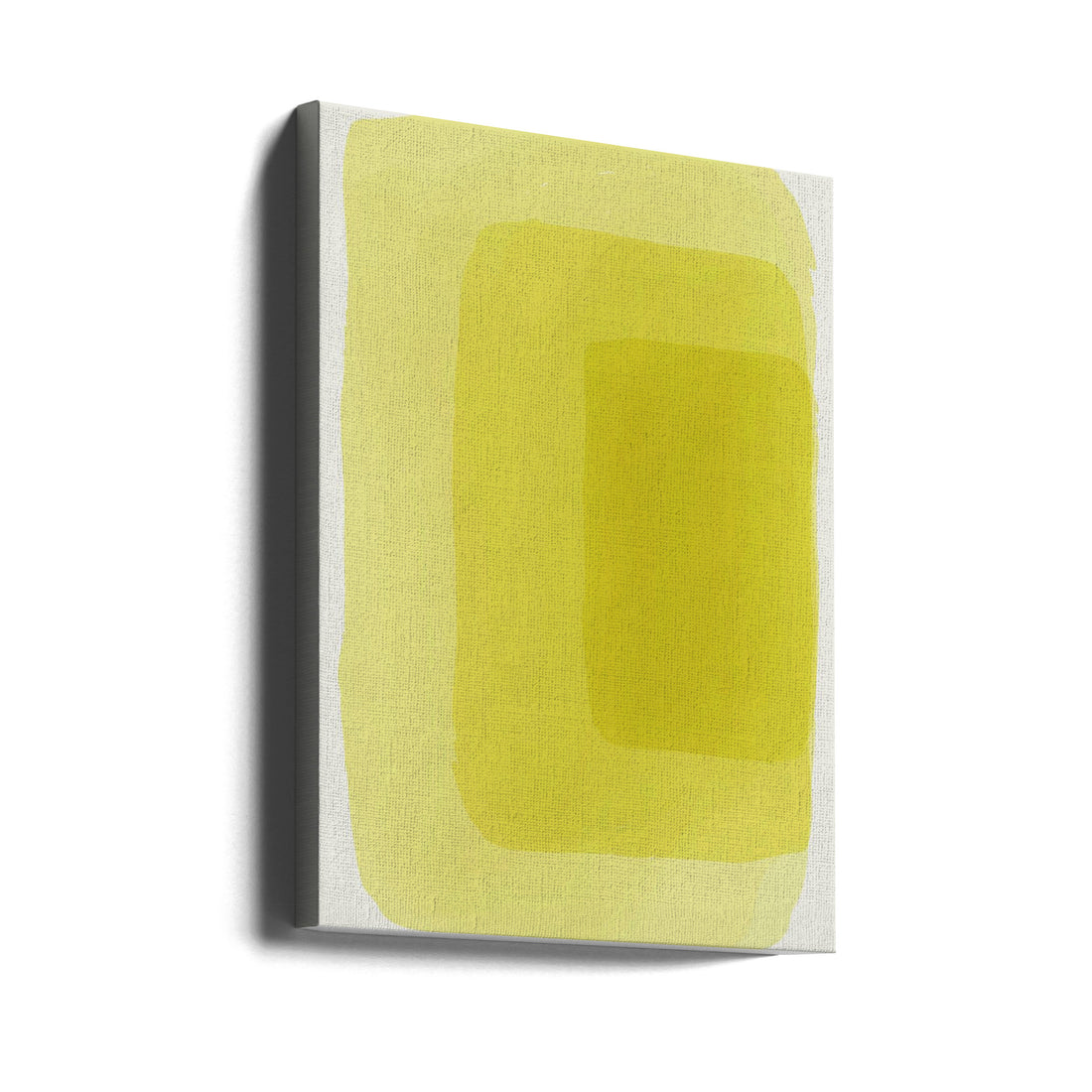 Yellow Watercolor Shapes by Jay Stanley | Abstract Geometric Watercolor, Large Canvas Wall Art Print | Artsy Earth