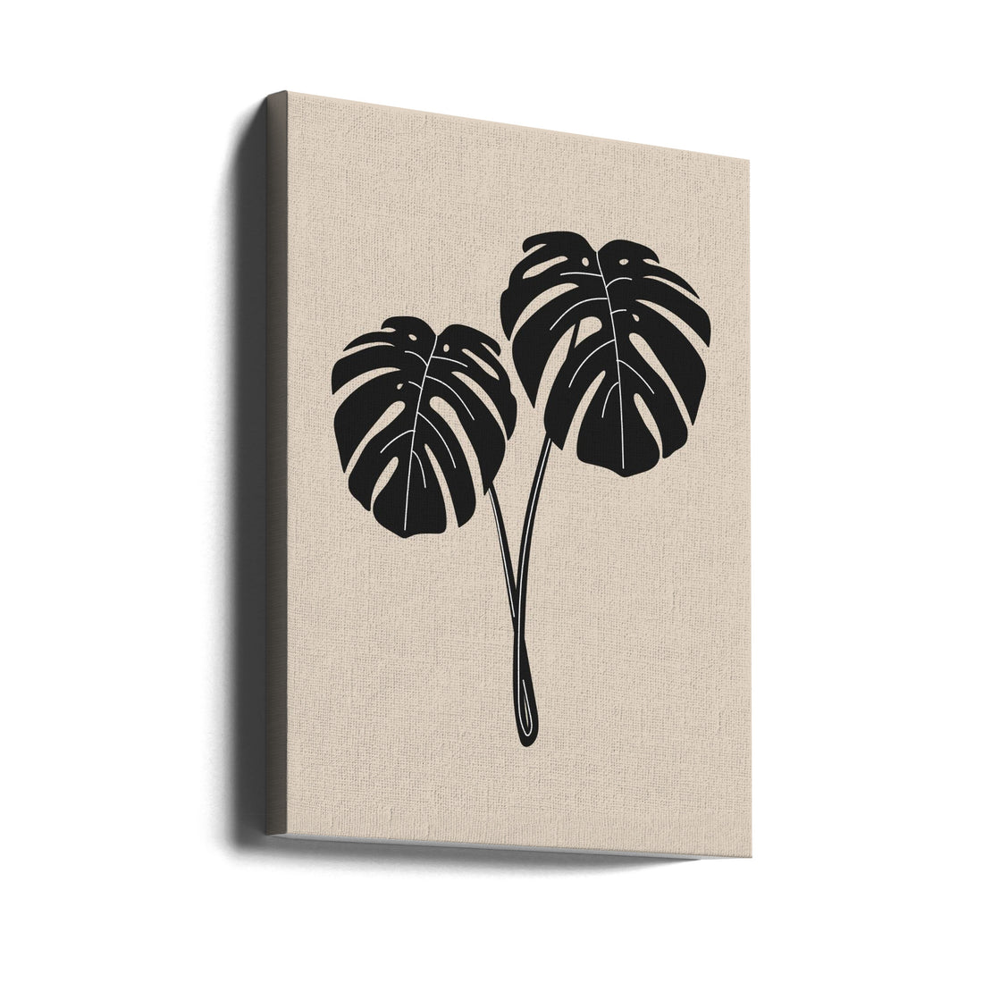 Monstera Leaf Art by Melloi Art Prints | Botanical Monstera Plant, Large Canvas Wall Art Print | Artsy Earth