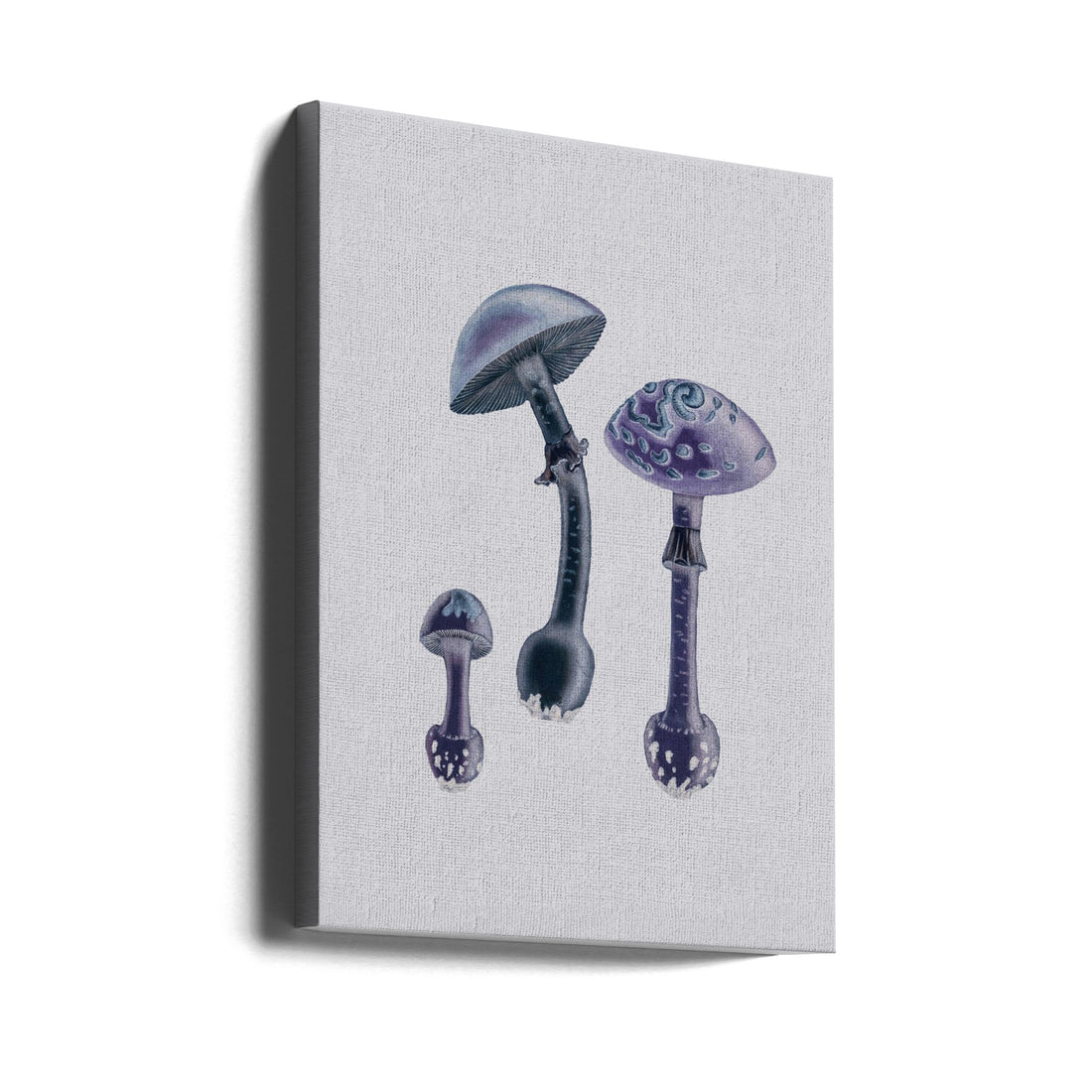 Purple Vintage Mushroom by John Stephenson And James Morss Churchill | Retro Fungi Art, Large Canvas Wall Art Print | Artsy Earth