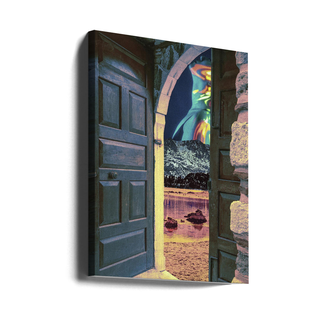 Spirit Cited by Cosmozach | Fantasy Doorway Architecture, Large Canvas Wall Art Print | Artsy Earth