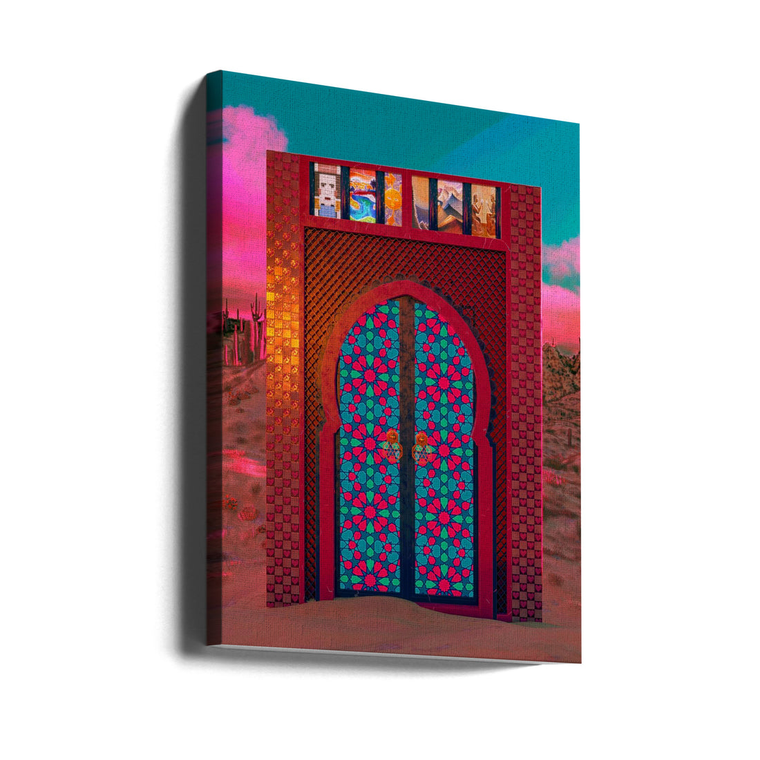 Khalid's Door by Cosmozach | Moroccan Desert Door, Large Canvas Wall Art Print | Artsy Earth