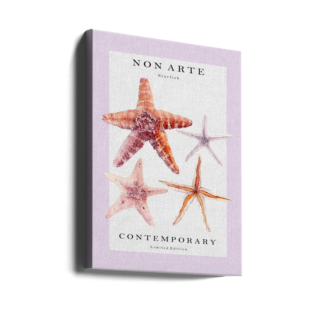 Non Arte Starfish by Rikke Løndager Boisen | Purple Ocean Starfish, Large Canvas Wall Art Print | Artsy Earth