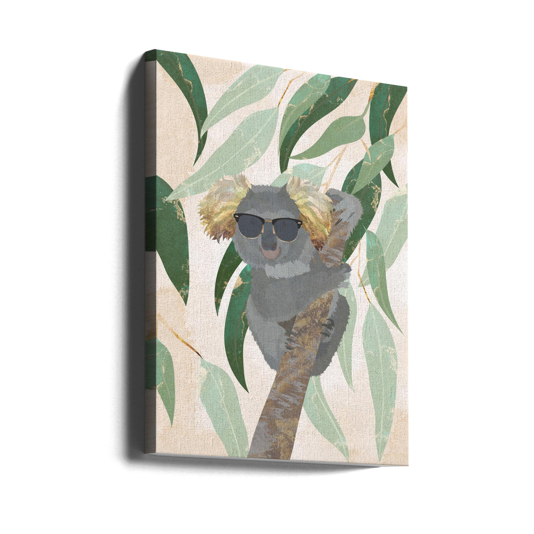 Cool Koala by Sarah Manovski | Australian Wildlife Portrait, Large Canvas Wall Art Print | Artsy Earth