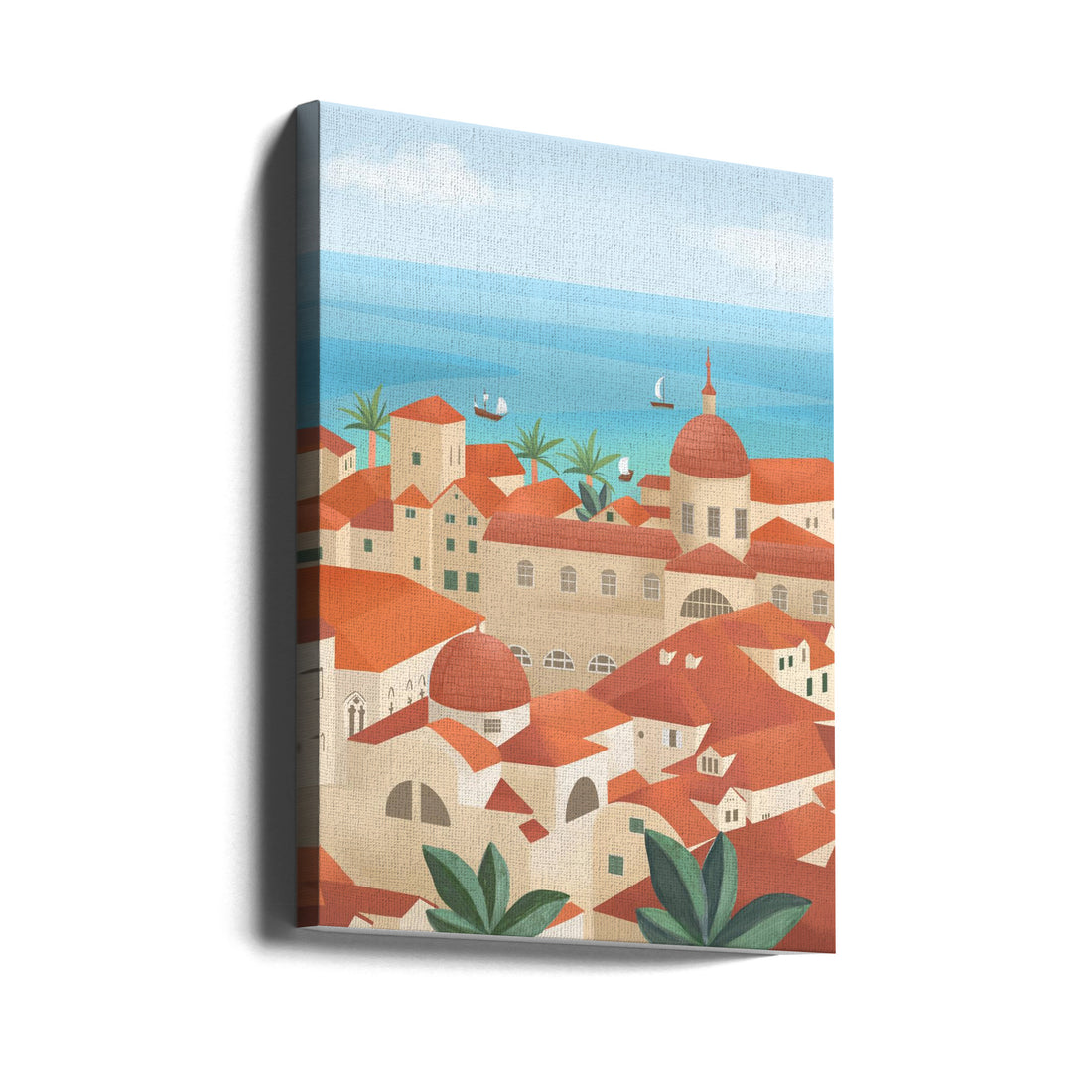 Dubrovnik Old Town by Petra Lizde | Coastal City Architecture, Large Canvas Wall Art Print | Artsy Earth