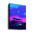 Neon Night by Ritvik Takkar | Illuminated Urban Night, Large Canvas Wall Art Print | Artsy Earth