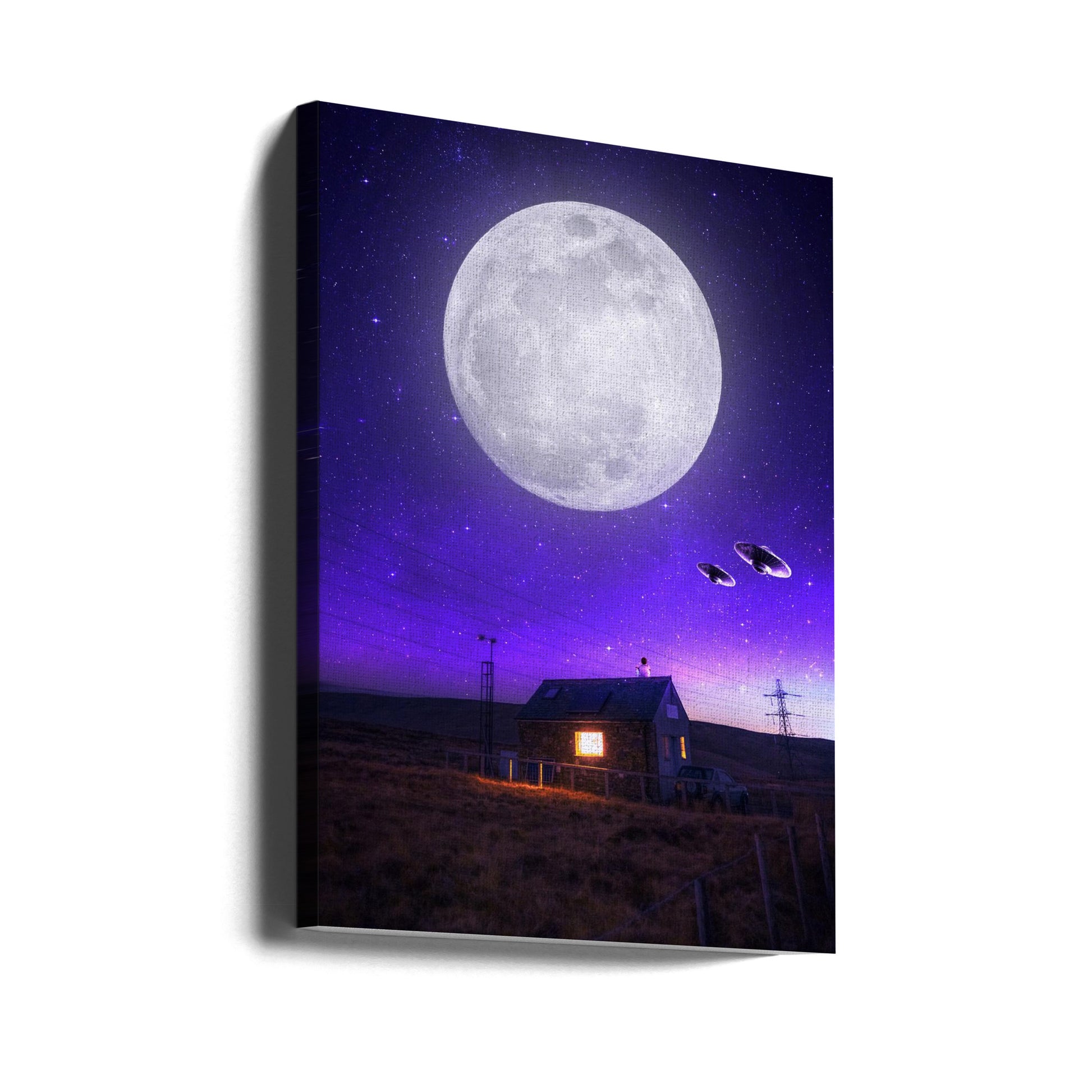 Orb of Night by Ritvik Takkar | Starry Night Sky, Large Canvas Wall Art Print | Artsy Earth