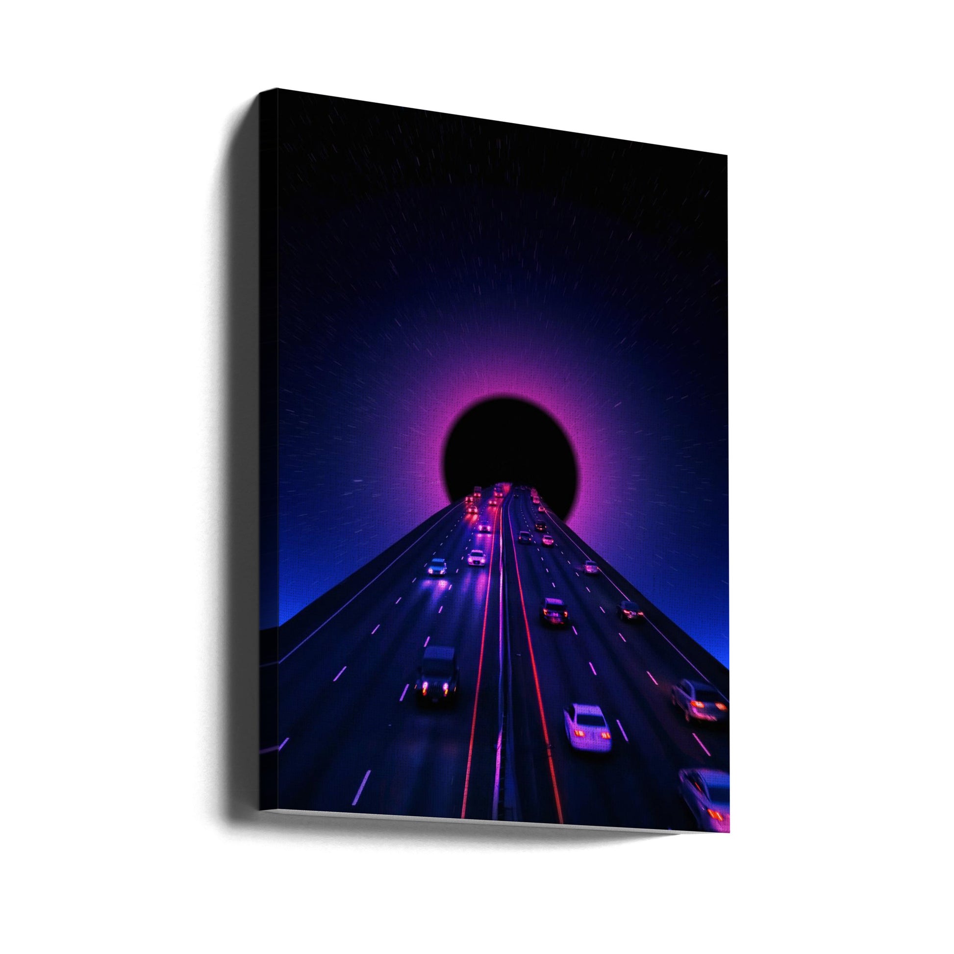 Space Highway by Ritvik Takkar | Starry Night Road, Large Canvas Wall Art Print | Artsy Earth