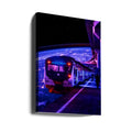 Space Train by Ritvik Takkar | Surreal Night Transportation, Large Canvas Wall Art Print | Artsy Earth