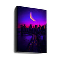 Tripping In Manhattan by Ritvik Takkar | Manhattan Night Skyline, Large Canvas Wall Art Print | Artsy Earth