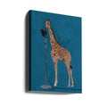 Singing Giraffe Portrait by Sarah Manovski | Funny Animal Art, Large Canvas Wall Art Print | Artsy Earth