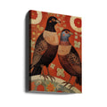 Nostalgic Birds by Treechild | Vintage Bird Illustration, Large Canvas Wall Art Print | Artsy Earth