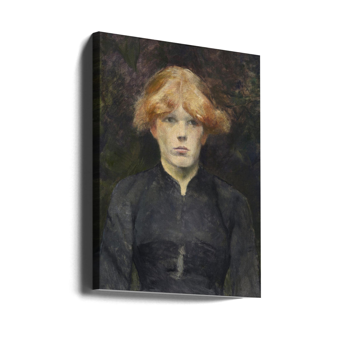 Carmen Portrait by Toulouse Lautrec | Classic French Portrait, Large Canvas Wall Art Print | Artsy Earth