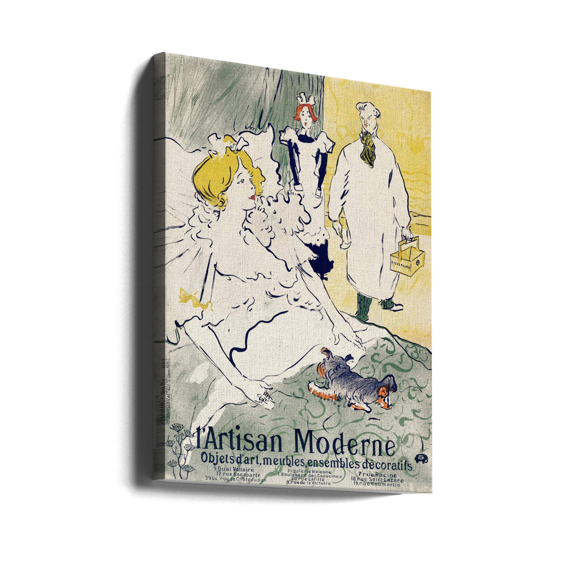 Modern Artisan by Toulouse Lautrec | French Vintage Art, Large Canvas Wall Art Print | Artsy Earth